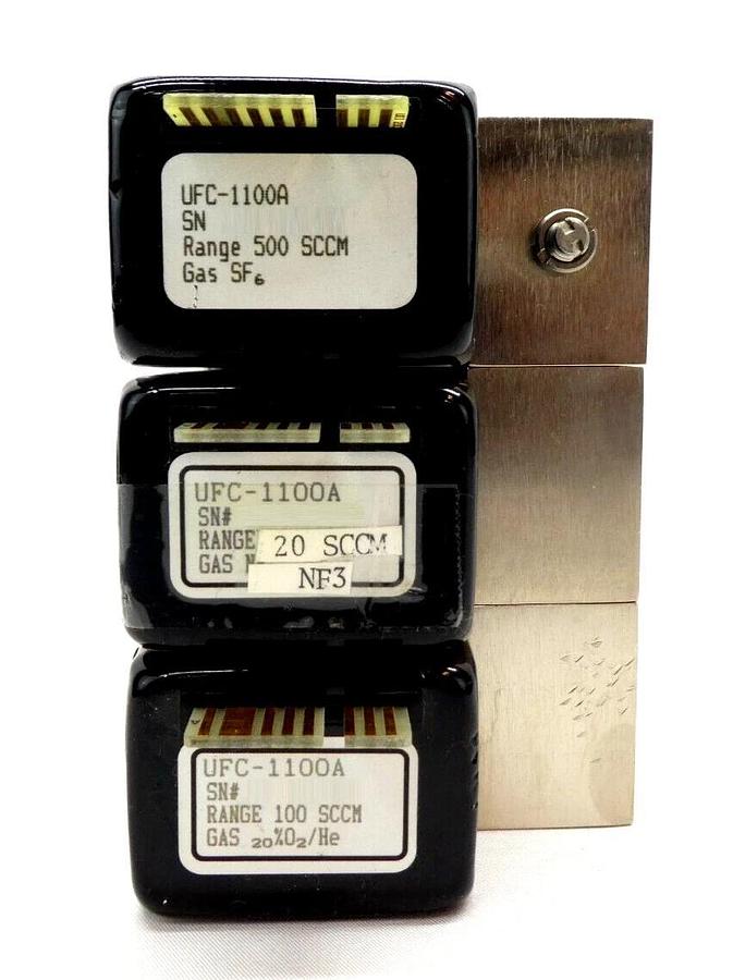 Used UNIT Instruments UFC Mass Flow Controller MFC UFC-1100A UFC-1110 Lot of 17