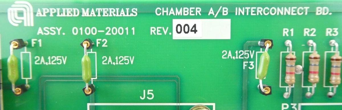 Used AMAT Applied Materials 0100-20011 Chamber A/B Interconnect PCB Working Surplus