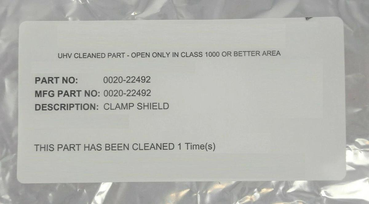 Refurbished AMAT Applied Materials 0020-22492 Clamp Shield Collimator Lower 8" Refurbished