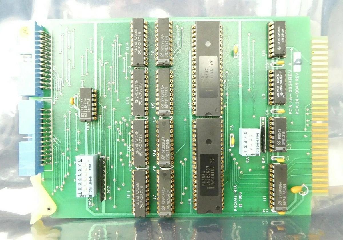 Used Prometrix 54-0049 Parallel I/O PCB Card 36-0039 Rev. D KLA-Tencor Spare Surplus