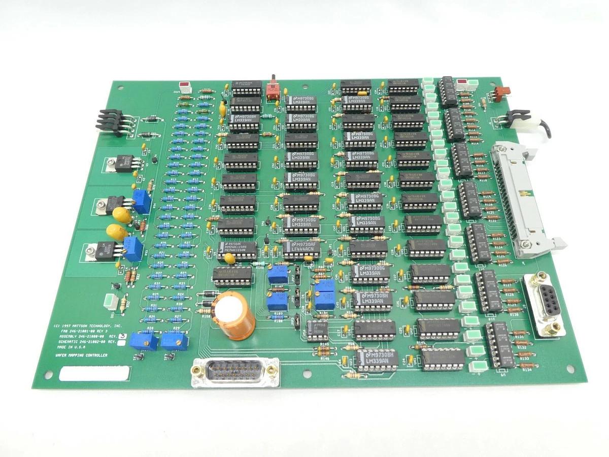 Mattson Technology 246-21000-00 Wafer Mapping Controller PCB Rev. 3 New Surplus