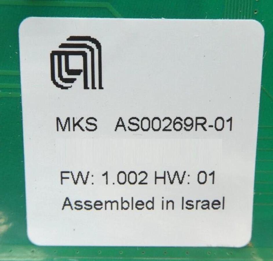 Used MKS Instruments AS00269R-01 HDPCVD Interlock PCB 0100-01396 Working Surplus