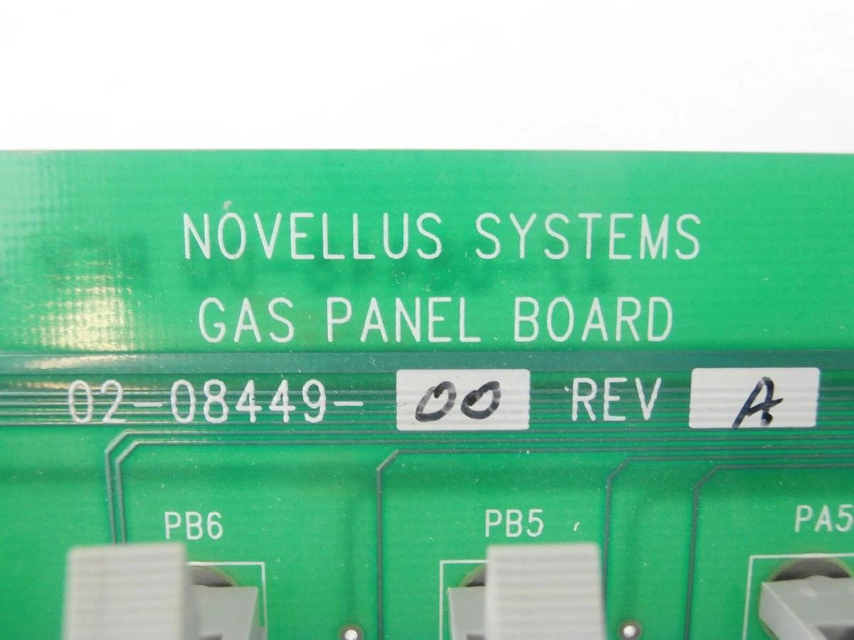 Used Novellus Systems 02-08449-00 Gas Panel Interface PCB Working Surplus