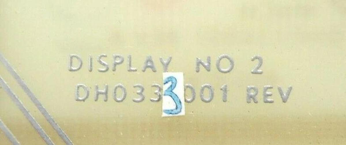 Used Varian Semiconductor VSEA DH0333001 Display No. 2 PCB Card H0333-1 Rev. B Spare
