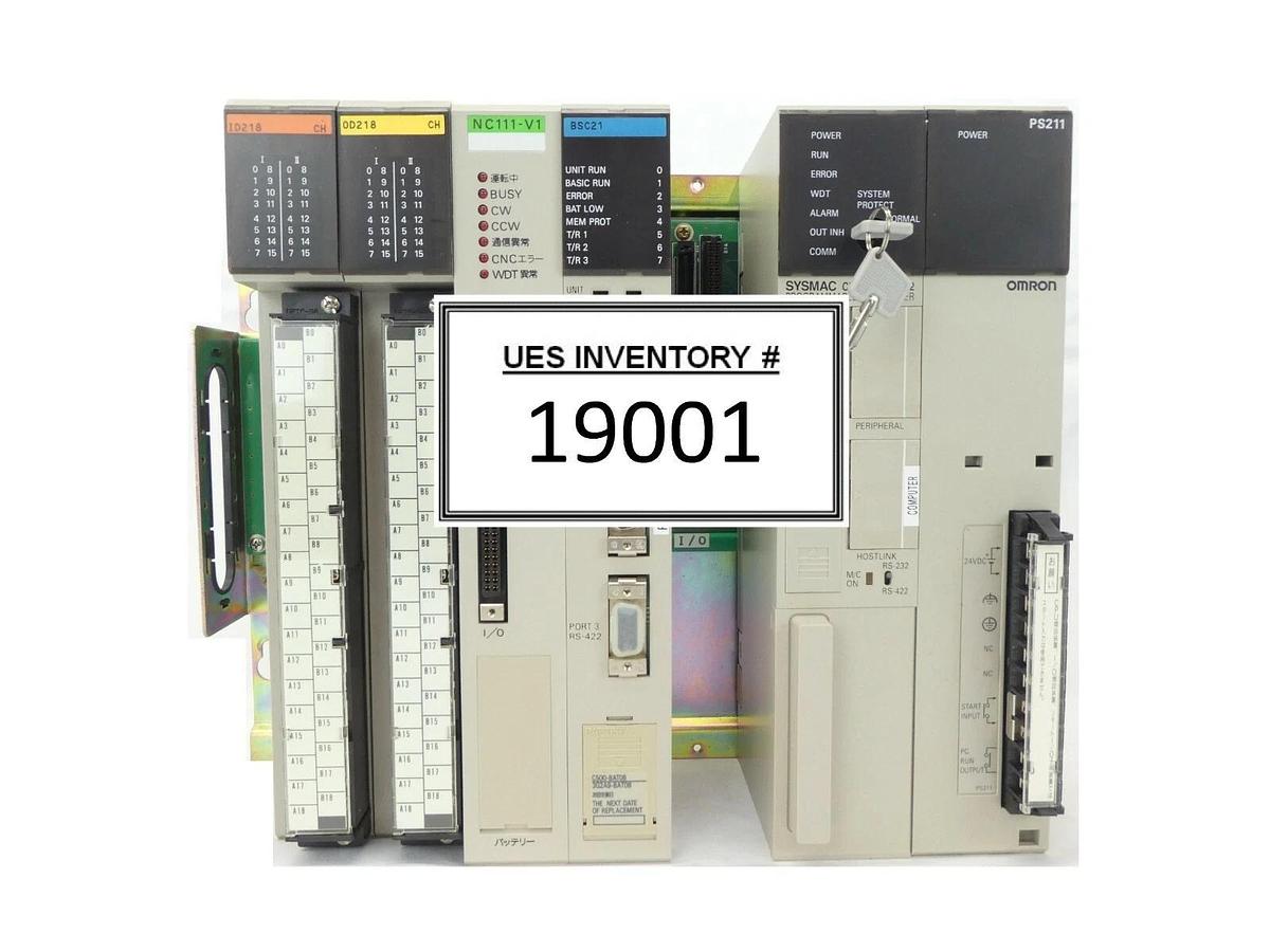 Used Omron CVM1 Programmable Logic Controller PLC Sysmac CVM1-CPU01-V2 Working Spare