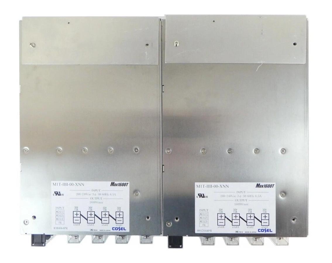 Used Cosel M1T-IIII-00-XNN Modular Power Supply Max1600T Lot of 2 Working Surplus