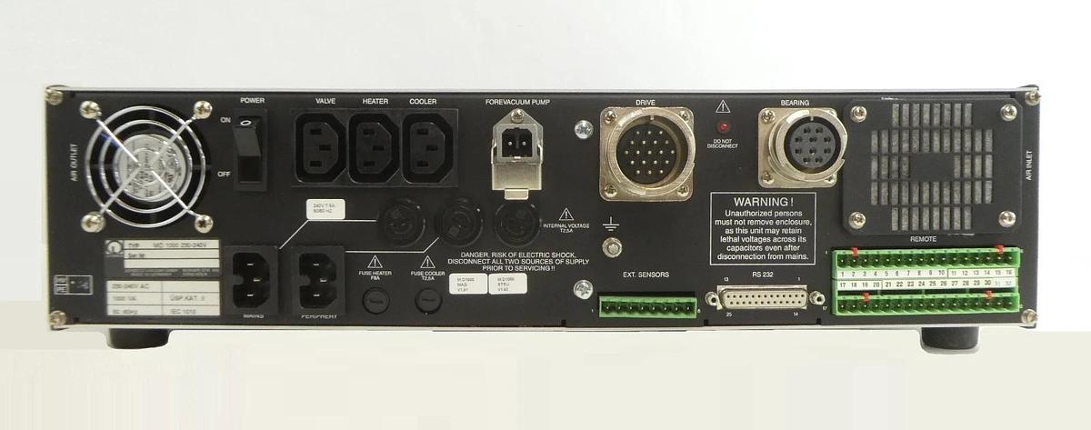 Used Leybold MD 1000 230-240V Turbomolecular Pump Controller MAG.DRIVE 1000 Working