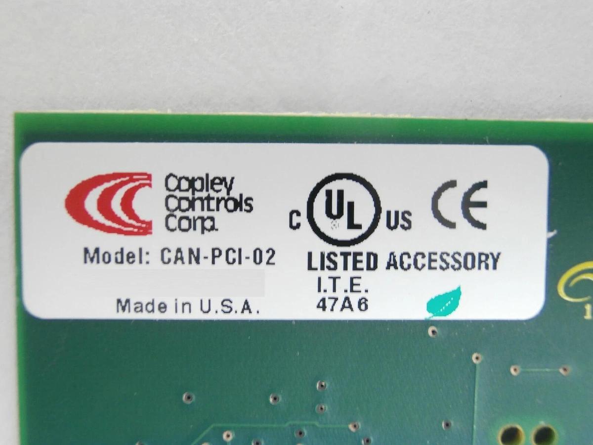 Used Copley Controls 07-01156-000 CAN Interface PCB Card CAN-PCI-02 Rev. A Working