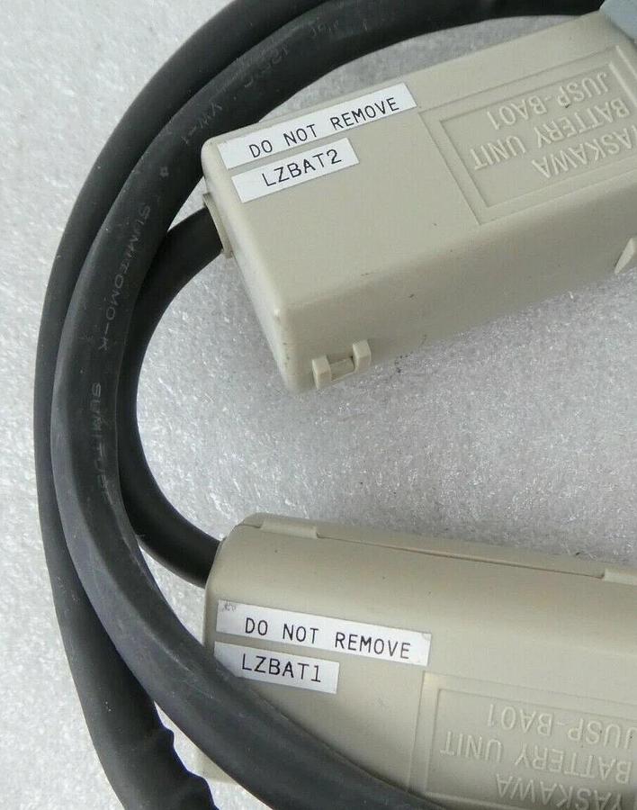 Used Nikon FX-601F X Y Theta Encoder Cable Set of 3 Yaskawa JUSP-BA01 Working Surplus