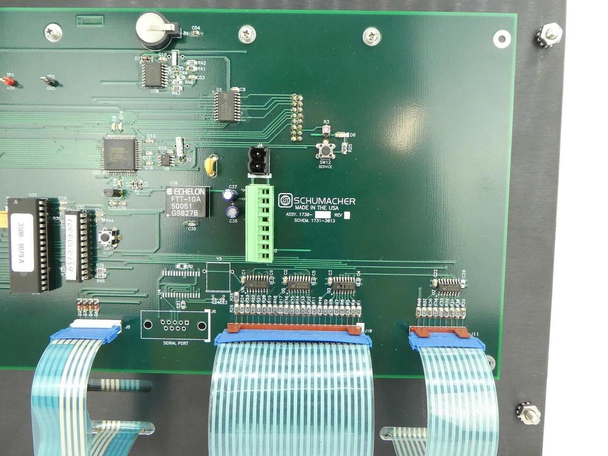 Used Schumacher 1495-3175-A ChemGuard Operator Interface Panel 1730 PCB 1731-3013