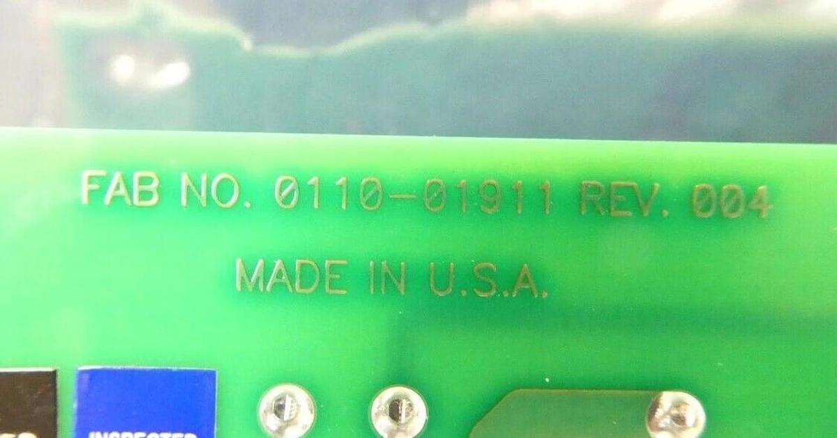 Used AMAT Applied Materials 0100-01911 AC Gas Heater Control Board PCB Producer Spare