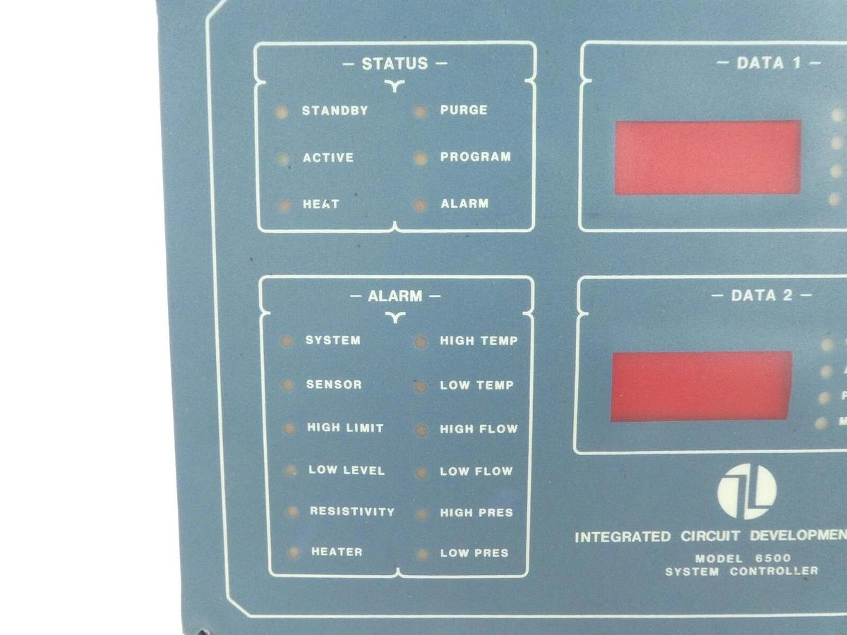 Used Integrated Circuit Development 306916 Wet Sink Controller Model 6500 Spare