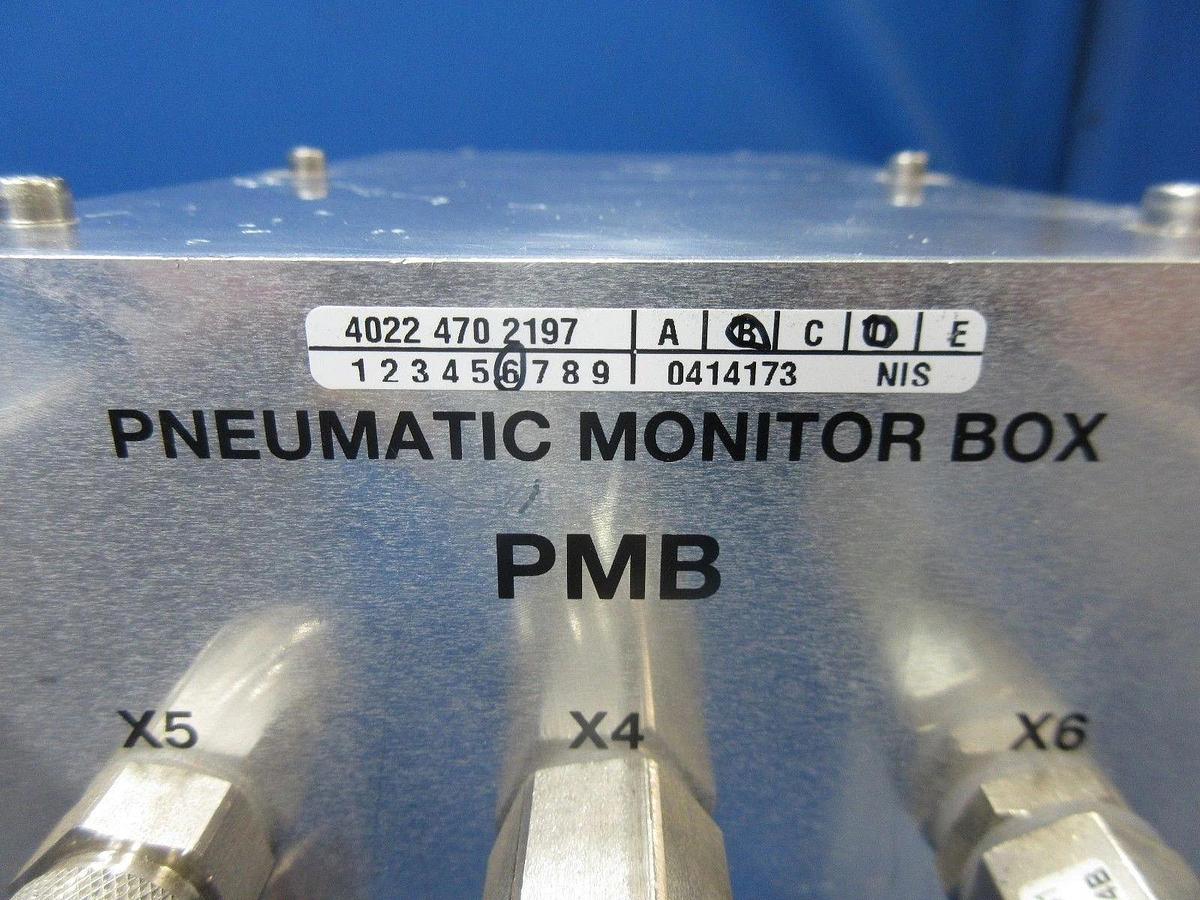 Used ASML 4022.470.2197 Pneumatic Monitor Box 71901963 Stepper Dual Scan Used