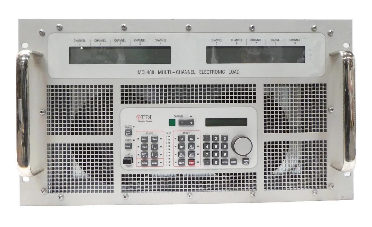 Used Transistor Devices MCL488 DC Multi Channel Electronic Load Mainframe As-Is