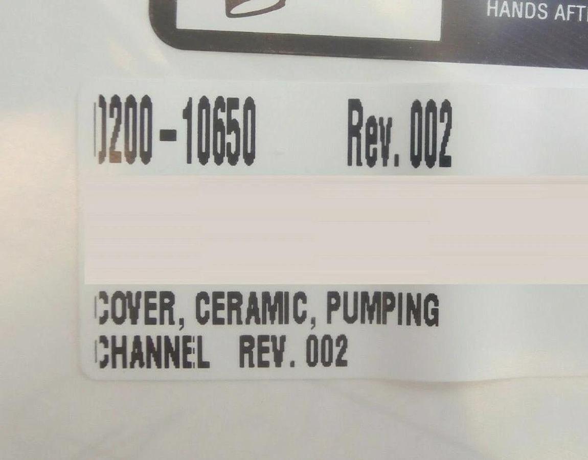 Refurbished AMAT Applied Materials 0200-10650 Ceramic Pumping Channel Cover Refurbished