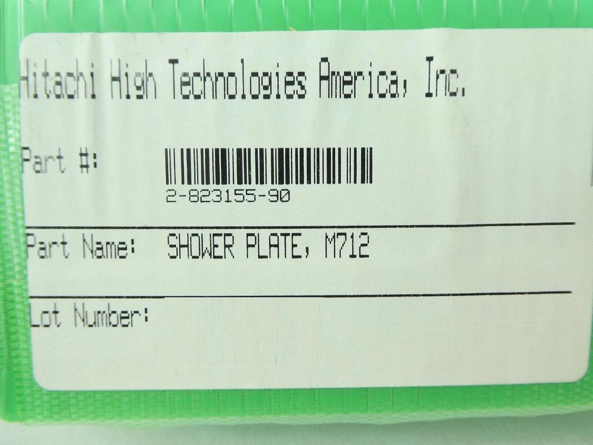 Hitachi High Technologies 2-823155-01 Shower Plate 2-823155-90 M-712E System New