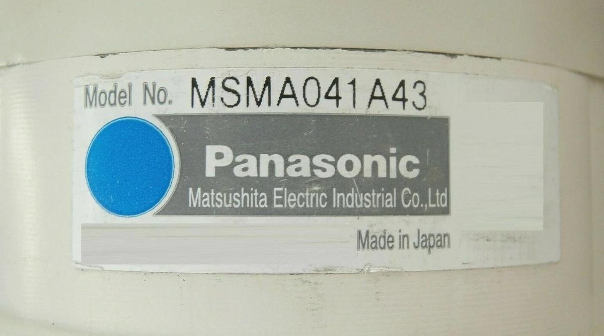 Used Panasonic MSMA041A1F AC Servo Motor MSMA041A43 Working Spare