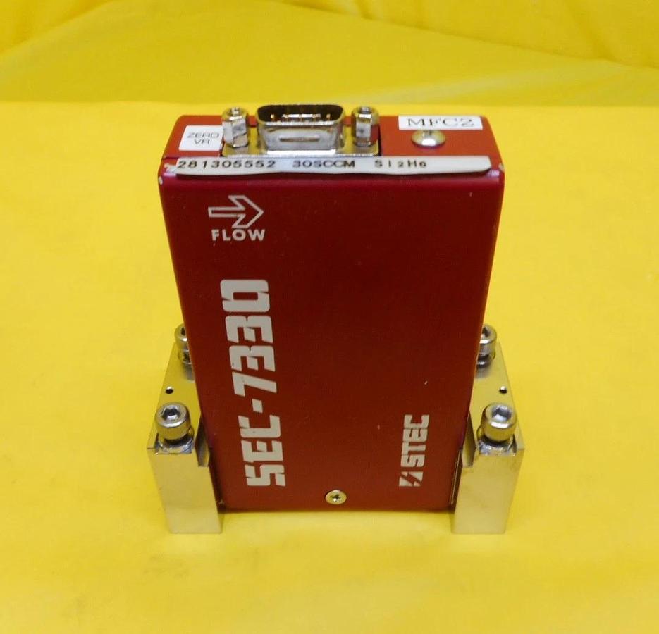 Used STEC SEC-7330M Mass Flow Controller MFC SEC-7330 30 SCCM Si2H6 Used Working