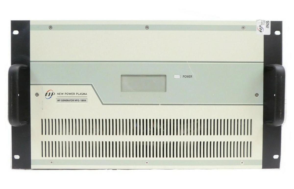 Used NP New Power Plasma NPG-18KM 400kHz RF Generator MF Working Surplus