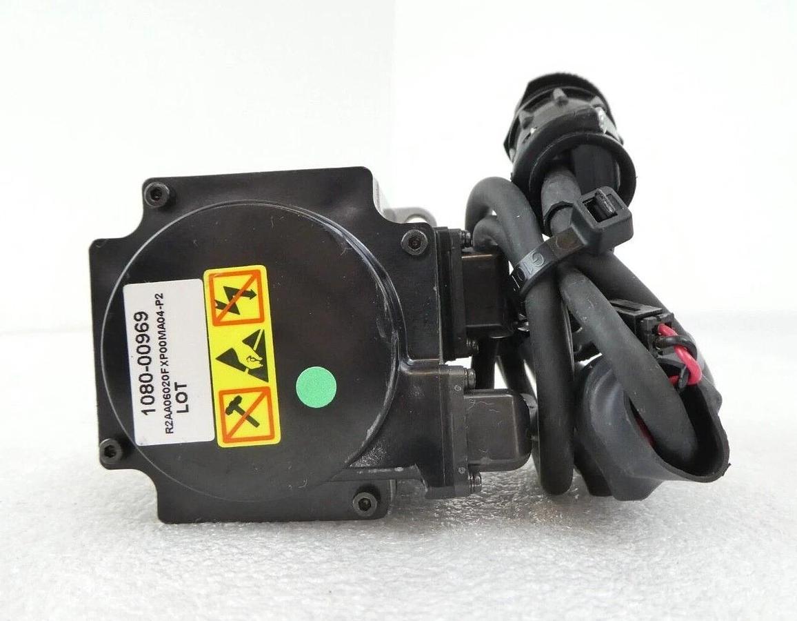 Used Sanyo Denki R2AA06020FXP00M AC Servo Motor SANMOTION R Working Surplus