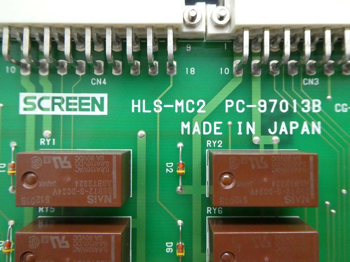 Used DNS Dainippon Screen HLS-MC2 Relay Board PCB PC-97013B Used Working