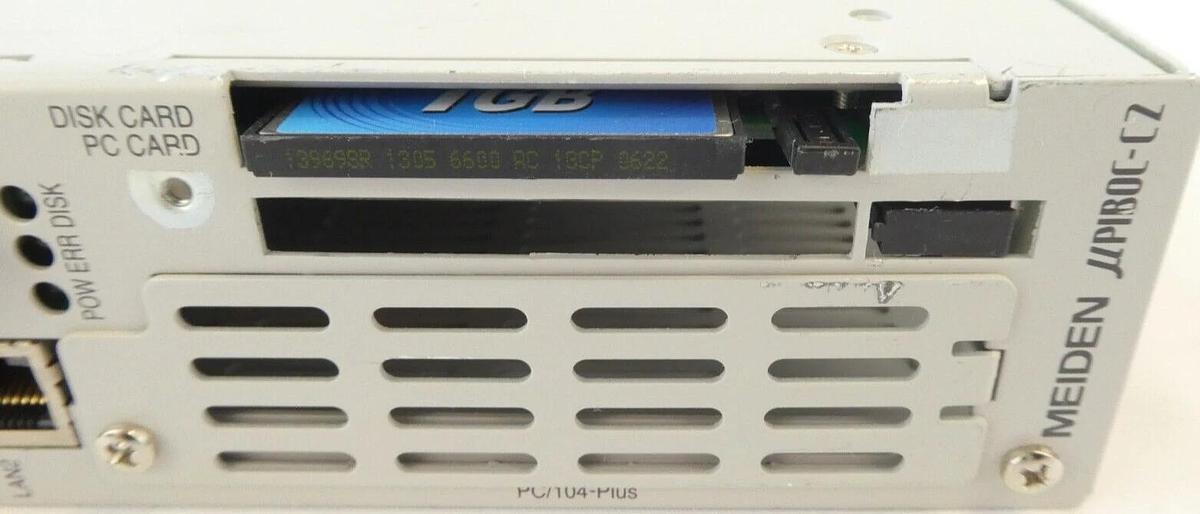 Used Meiden UA210/123 Industrial Controller µPIBOC-C2 w/ Power Supply UP010-001A