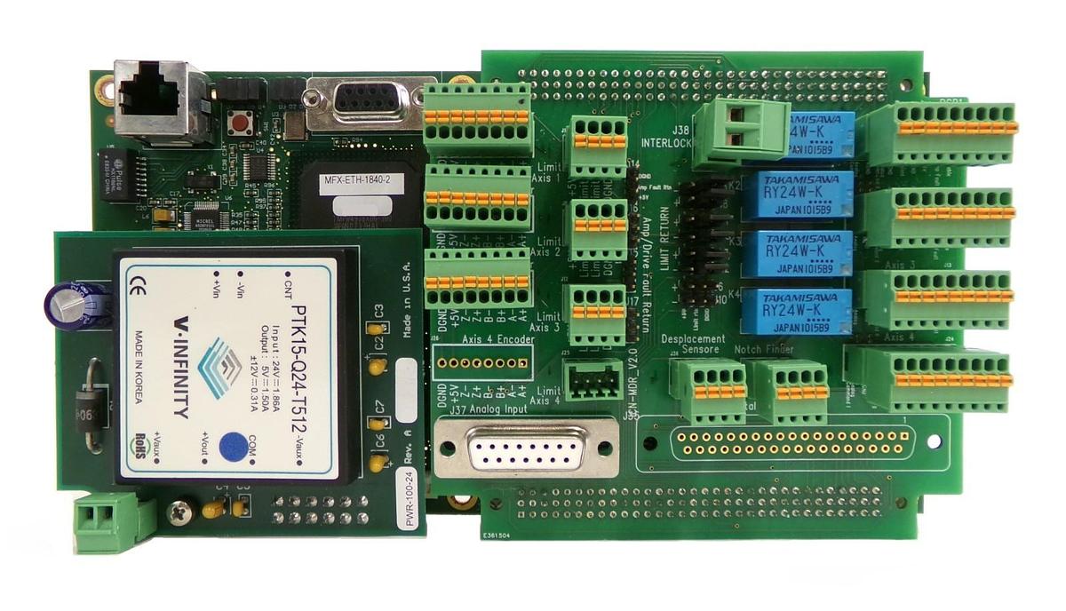 Used Precision Microcontrol MFX-ETH-1840-2 PCB Assembly Semilab SE-2100 Working