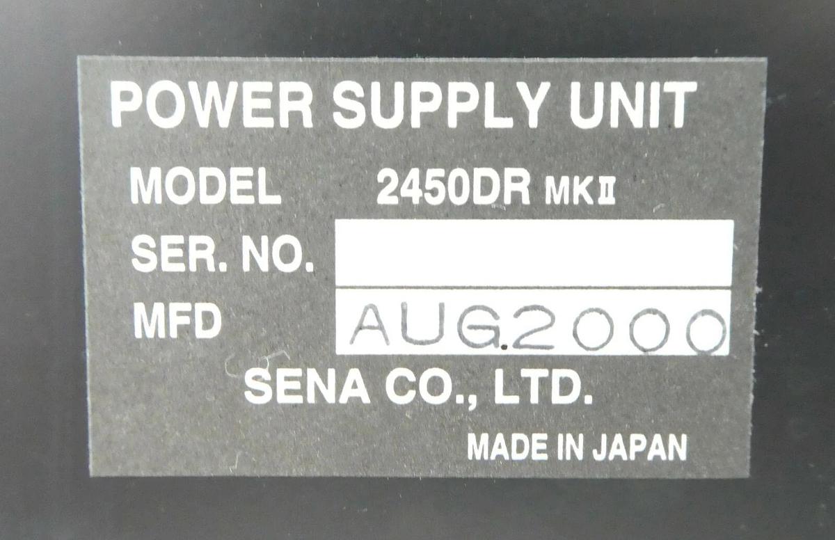 Used Sena 2450DR MKII Lamp House Power Supply Zygo Automation Systems ARIS 1000 Spare
