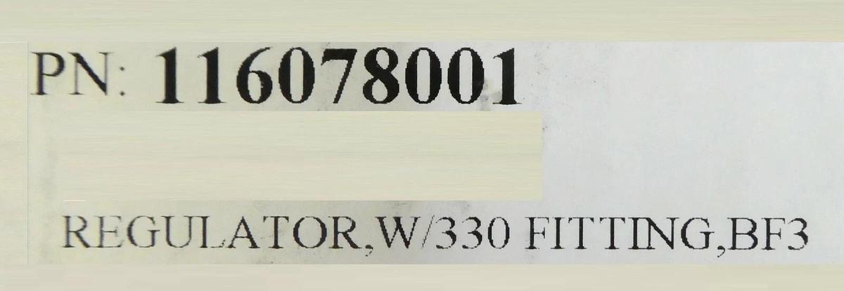 Parker-Hannifin 43600920 Regulator NPR735305822 Veriflo Varian 116078001 New