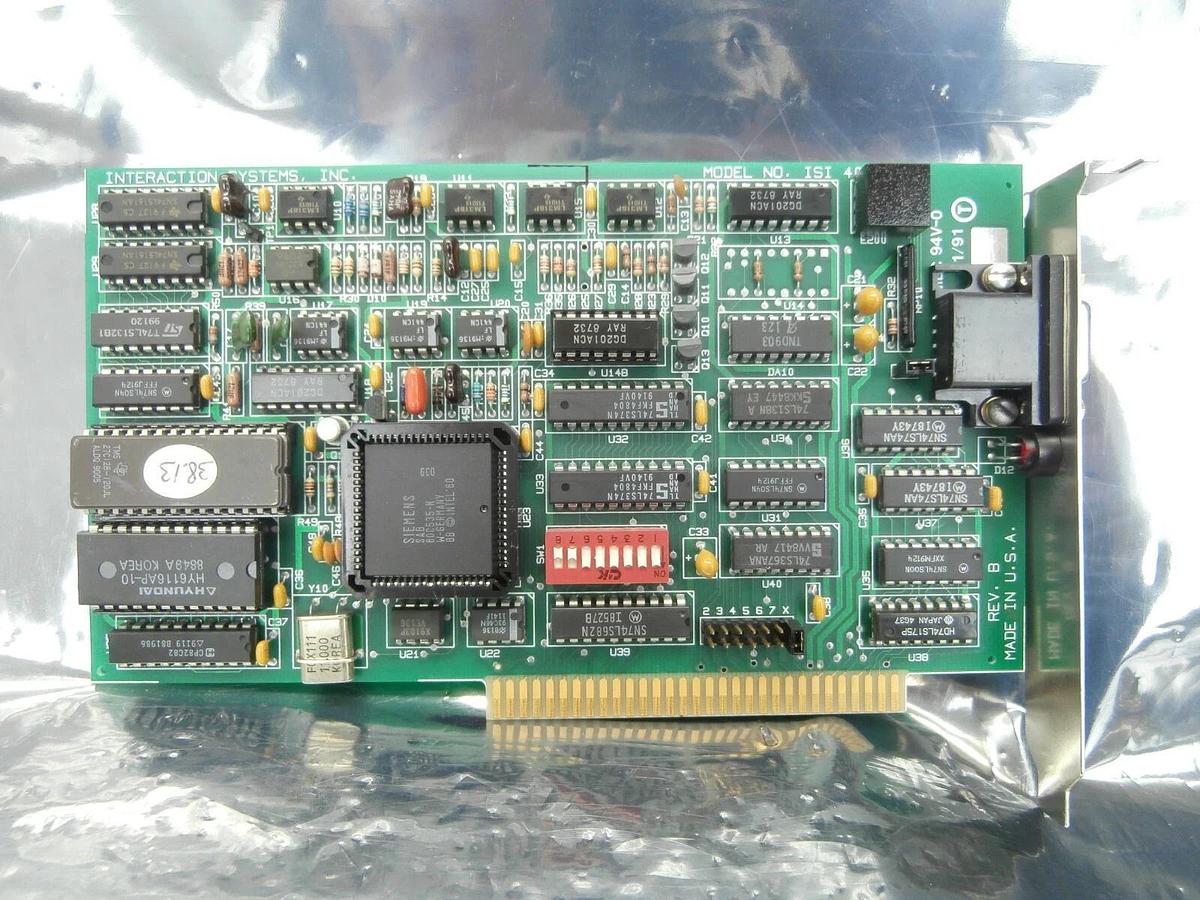 Used Interaction Systems ISI 4004 Processor PCB Card Lumonics LW-CO2 Used Working