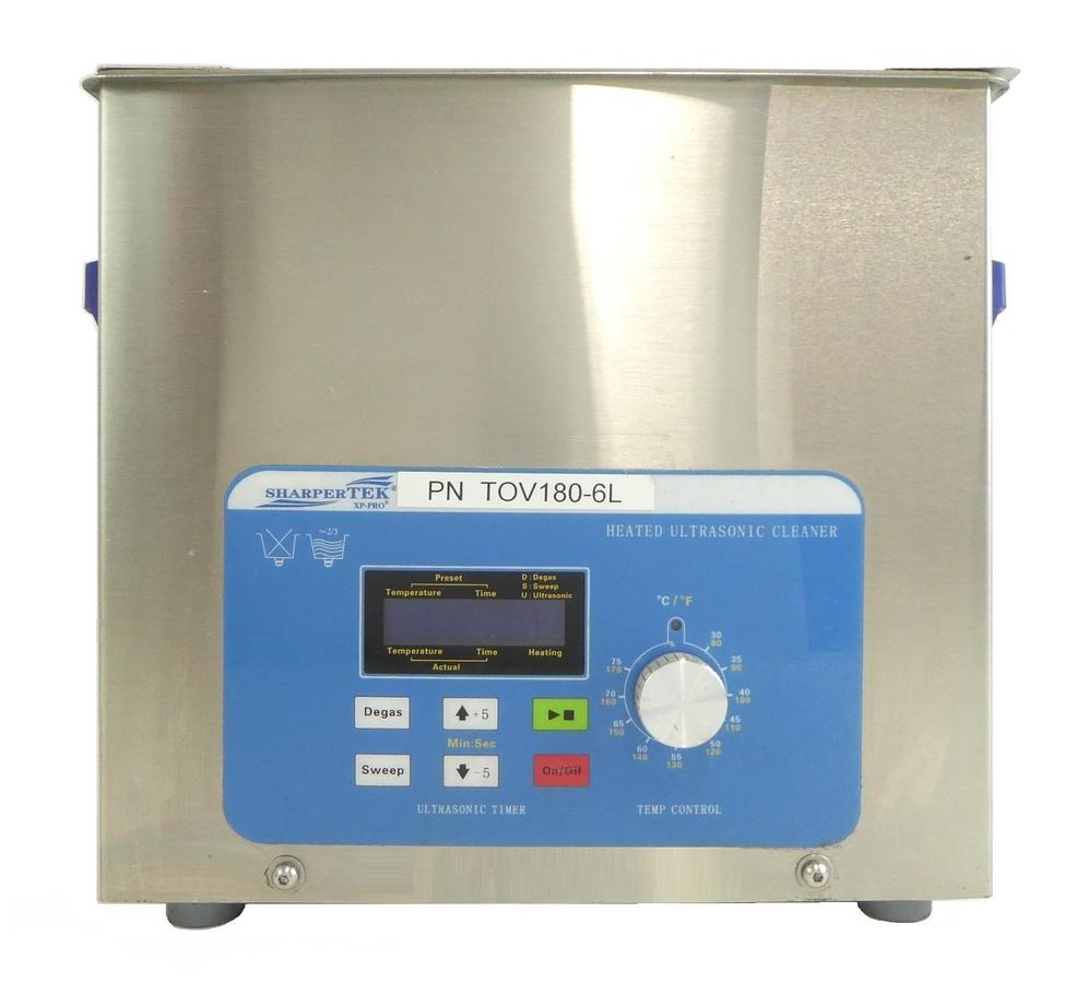 Used SharperTek TOV180-6L Heated Ultrasonic Cleaner Working