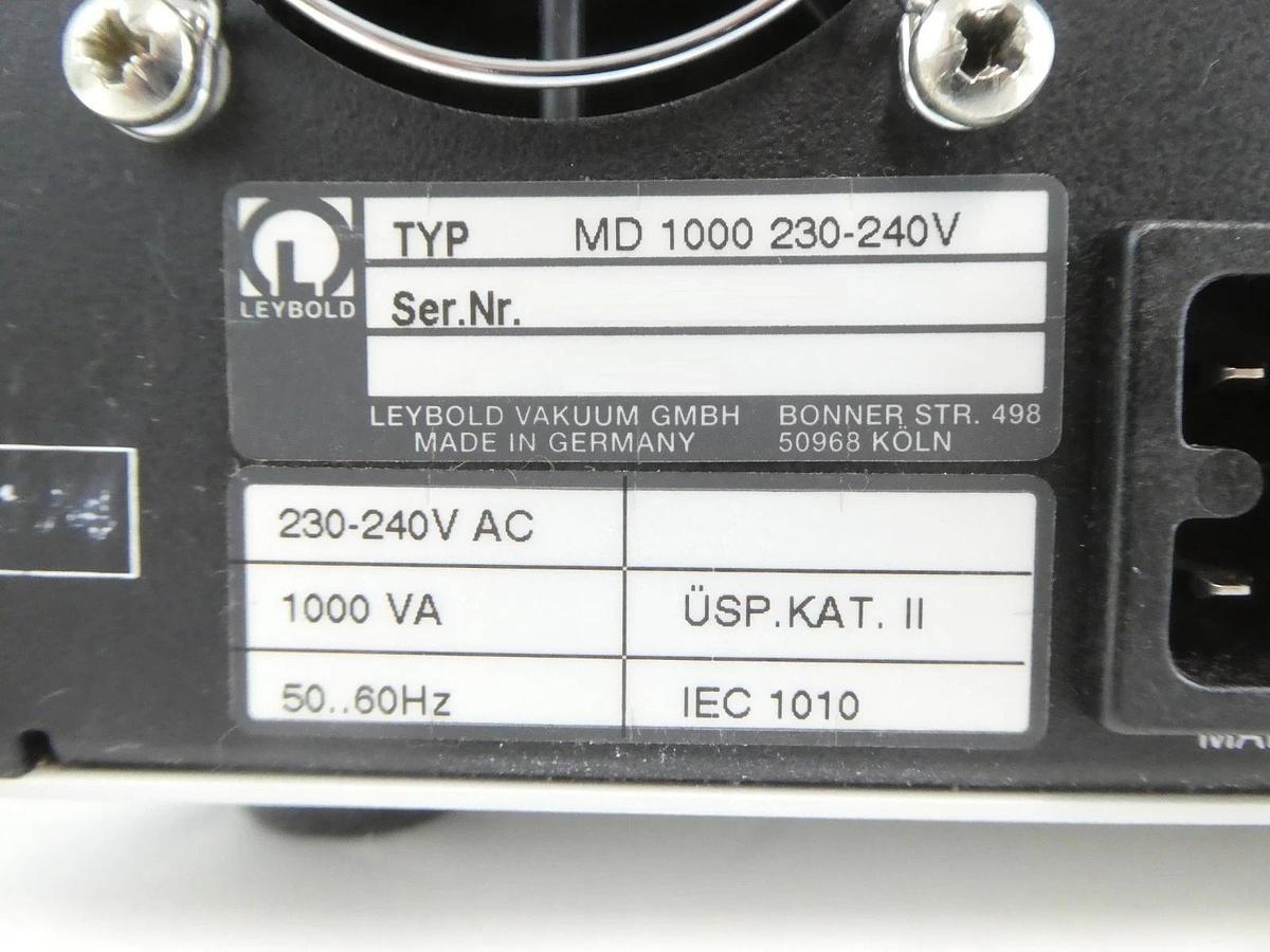 Used Leybold MD 1000 230-240V Turbomolecular Pump Controller MAG.DRIVE 1000 Working