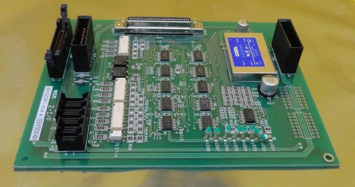 Used NSK E010ZZIF1-014-A Interface Relay Board PCB Z-I/F Used Working