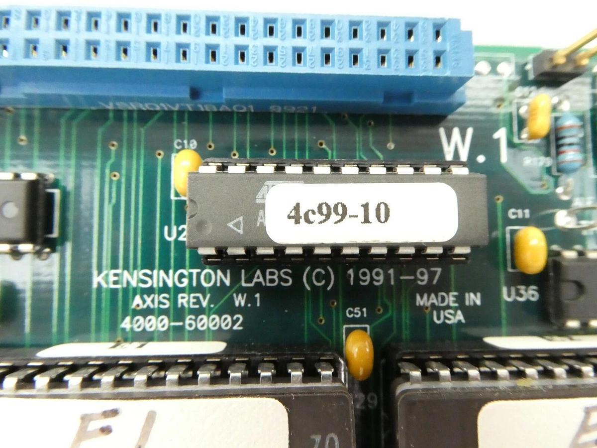 Used Kensington Laboratories 3-0004-01 W-Axis PCB Card 4000-60002 W.1 TLA Working