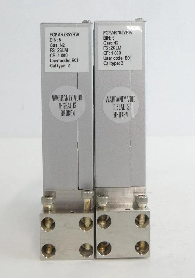 Used Aera TC FC-PAR785Y-BW-5 MFC Mass Flow Controller 2 SLM N2 Lot of 6 Working