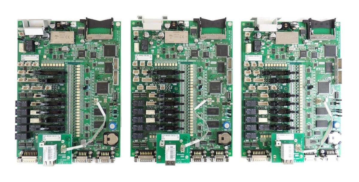 Used Sinfonia SBX08-000089-11 SLPCPU6A PCB SBX93-100149-11 Shinko Lot of 3 Working