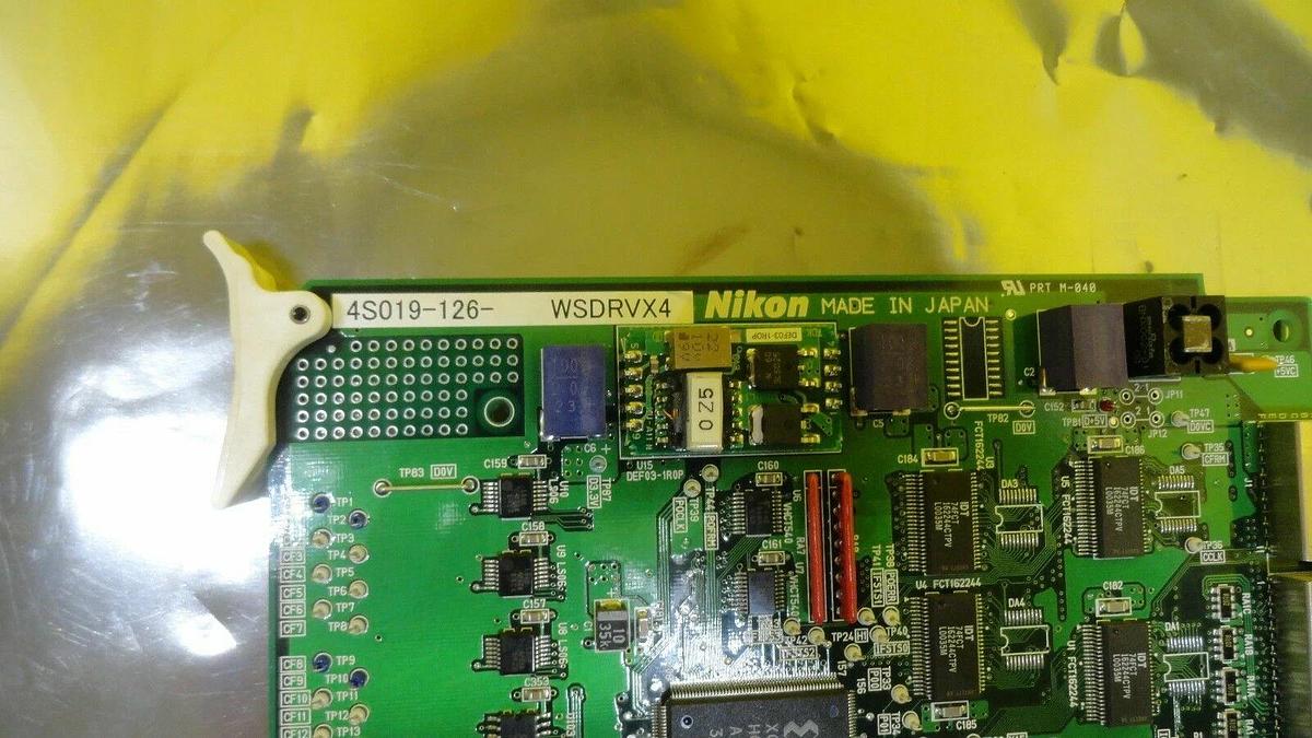 Used Nikon 4S019-126 Relay Driver PCB Card WSDRVX4 NSR-S205C System Working Surplus