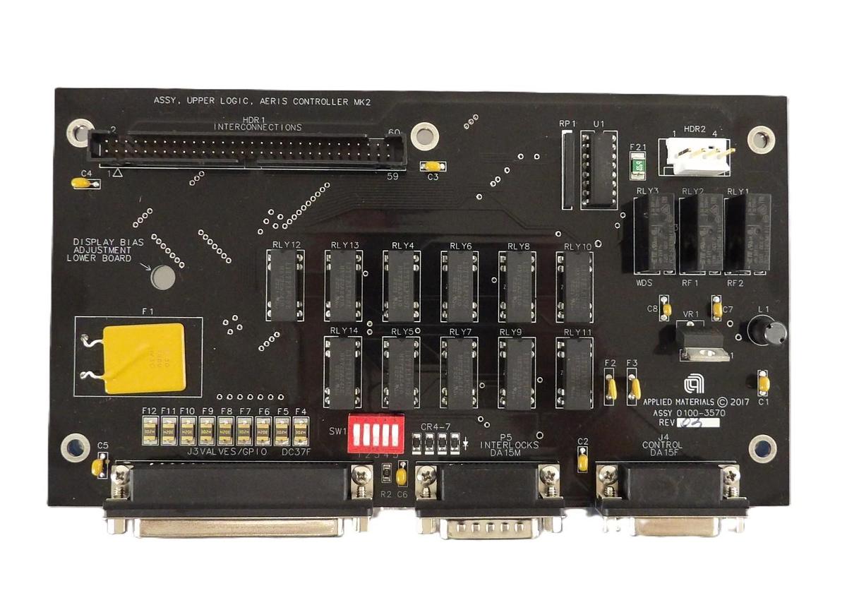 Used AMAT Applied Materials 0100-3570 Upper Logic Aeris Controller MK2 PCB Working