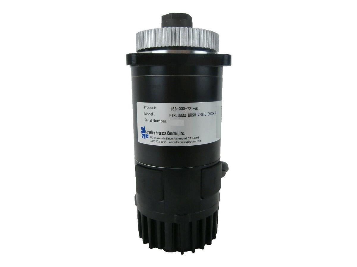 Used Berkeley 100-000-721-01 Servo Motor MTR.300W BRSH.W/STD ENCOR.R2 Working