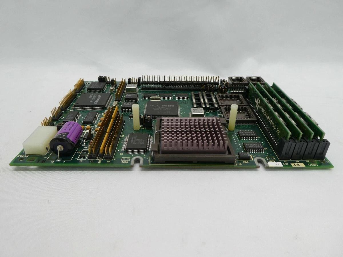 Used Ampro Computers A60677 Motherboard PCB A13077 RECIF IDLW8 200mm Working Surplus