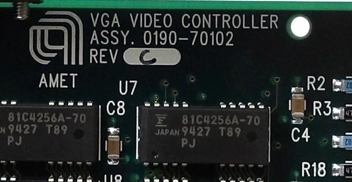 Used AMAT Applied Materials 0190-70102 VGA Video Controller VME PCB Card Untested