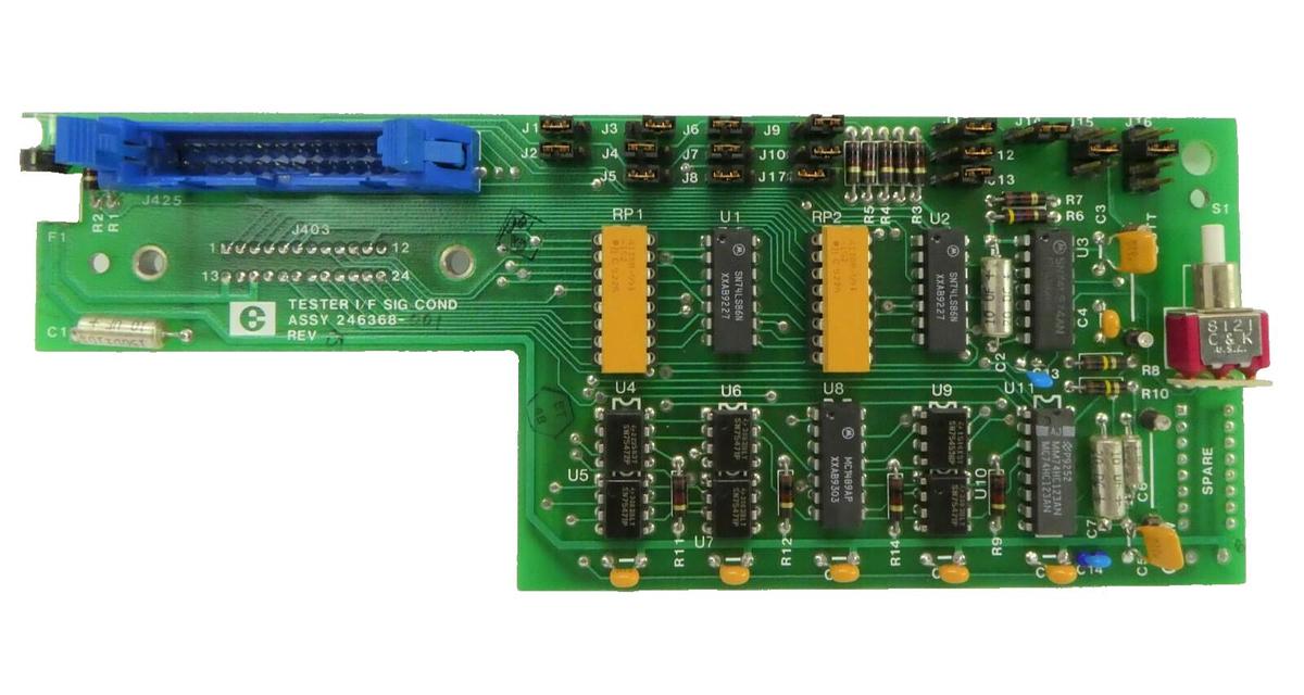 Used Electroglas 246368-001 Tester I/F Signal Conditioner PCB Card 4085X Working
