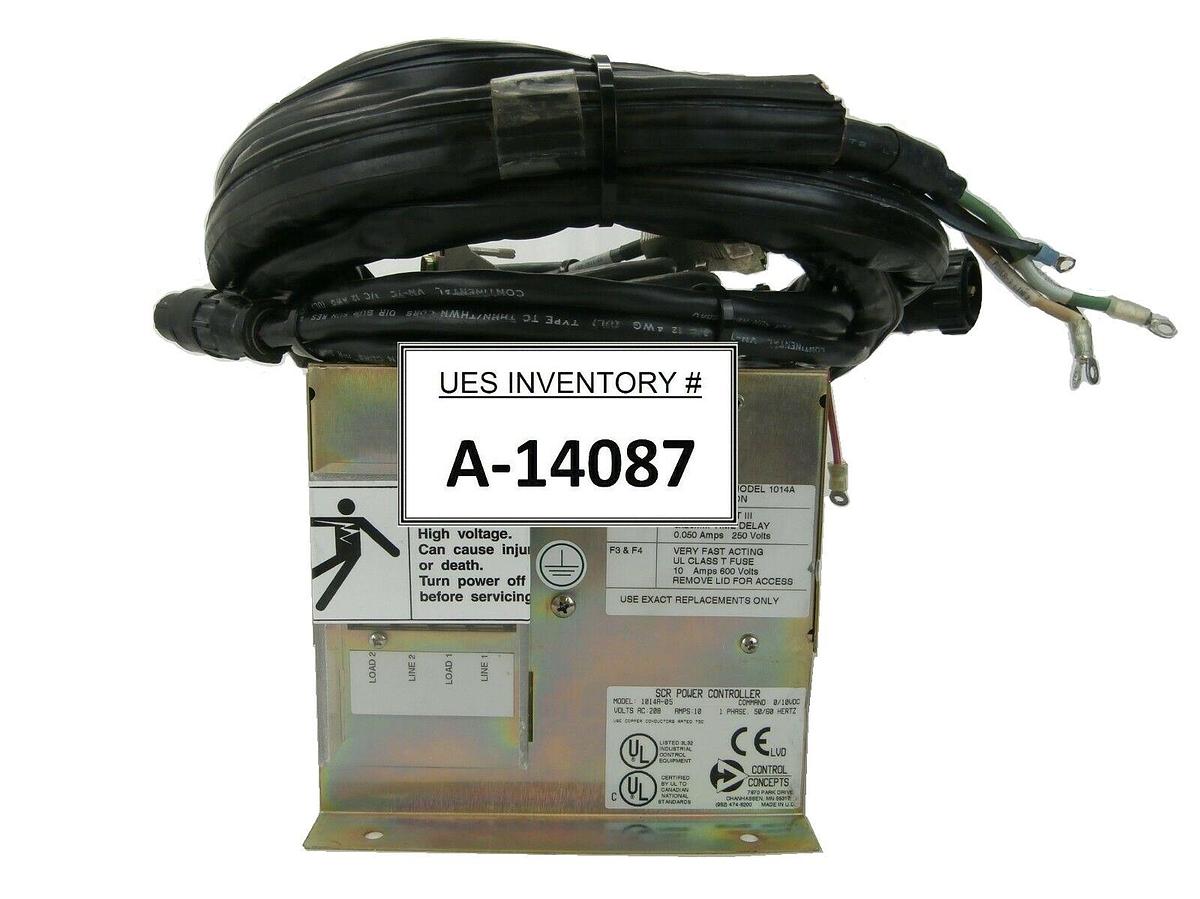 Used Control Concepts 1014R-05 SCR Power Controller with Cable Set Working Surplus