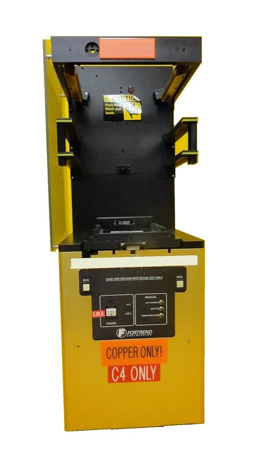 Used Fortrend 120-1004 Wafer Transfer Machine F-8025 Copper Exposed Tested Working
