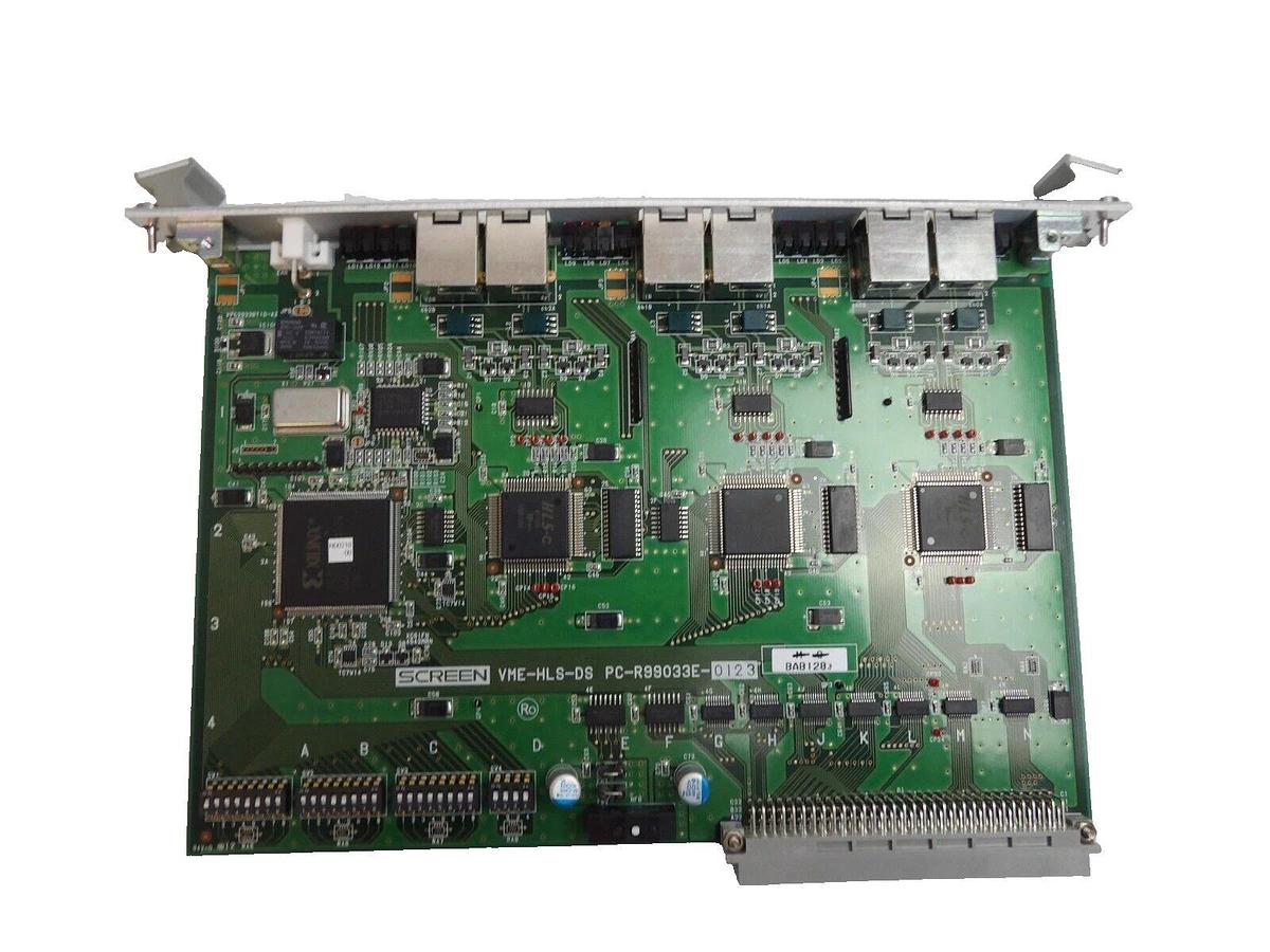 Used DNS Dainippon Screen PC-R99033E-0123 VME PCB Card VME-HLS-DS Working