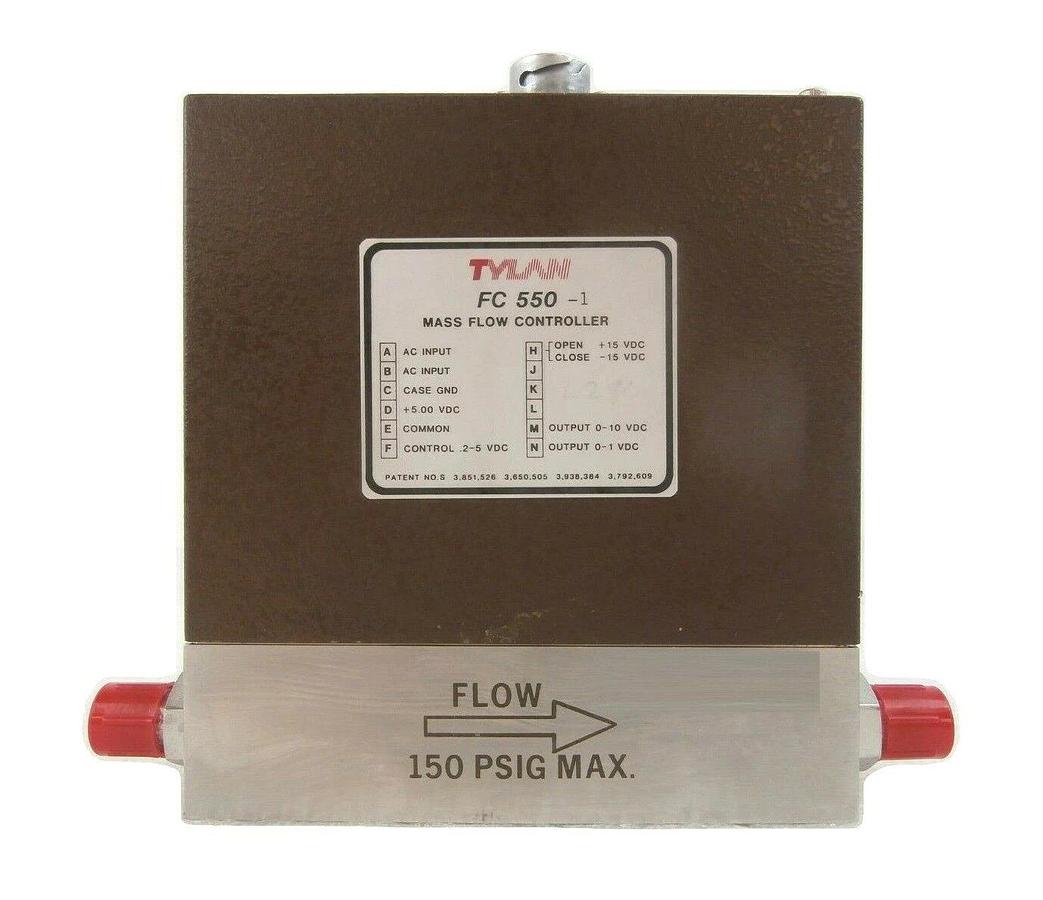 Used Tylan FC 550-1 Mass Flow Controller MFC 300 SCCM H2 FC Series Refurbished