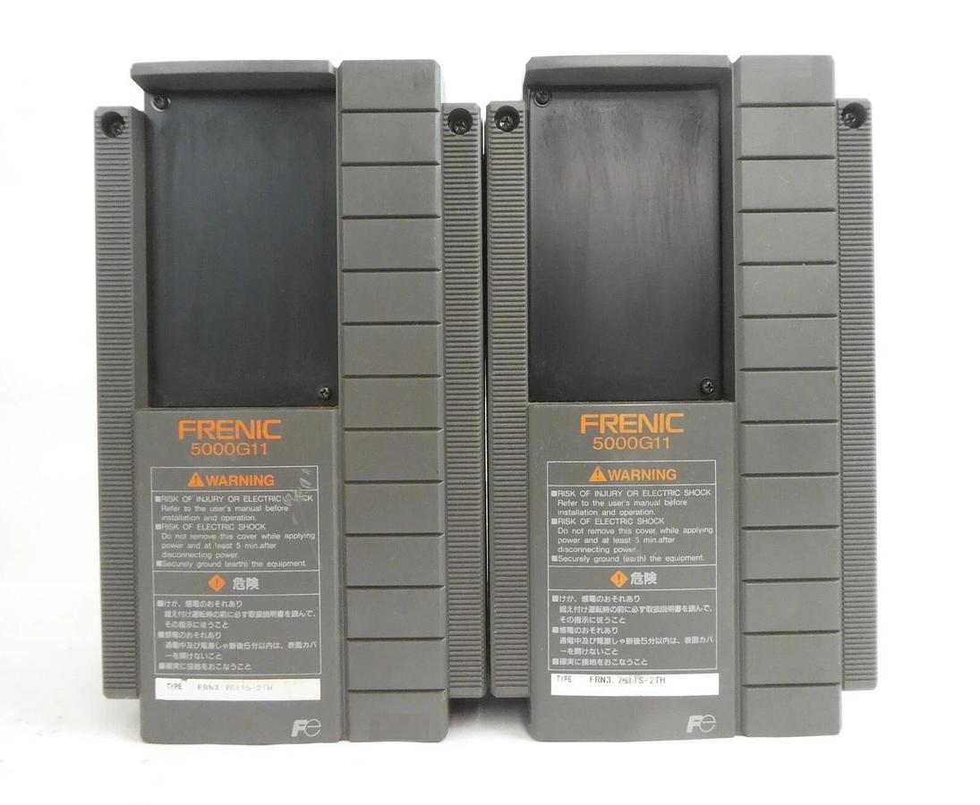 Used Fuji Electric FRN3.7G11S-2TH Frequency Changer Frenic 5000G11 Lot of 7 Working