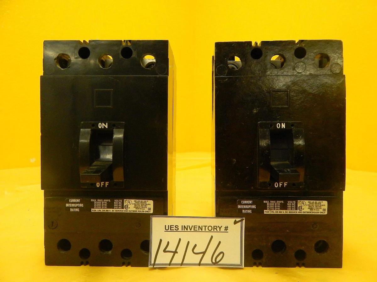 Used Square D 4014001 Magnetic Circuit Breaker Reseller Lot of 2 Used Working