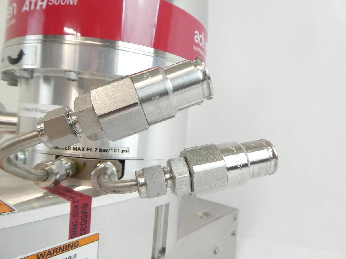 Used ATH 500M Pfeiffer Vacuum V13121B6 Turbomolecular Pump Turbo w/PS Working Surplus