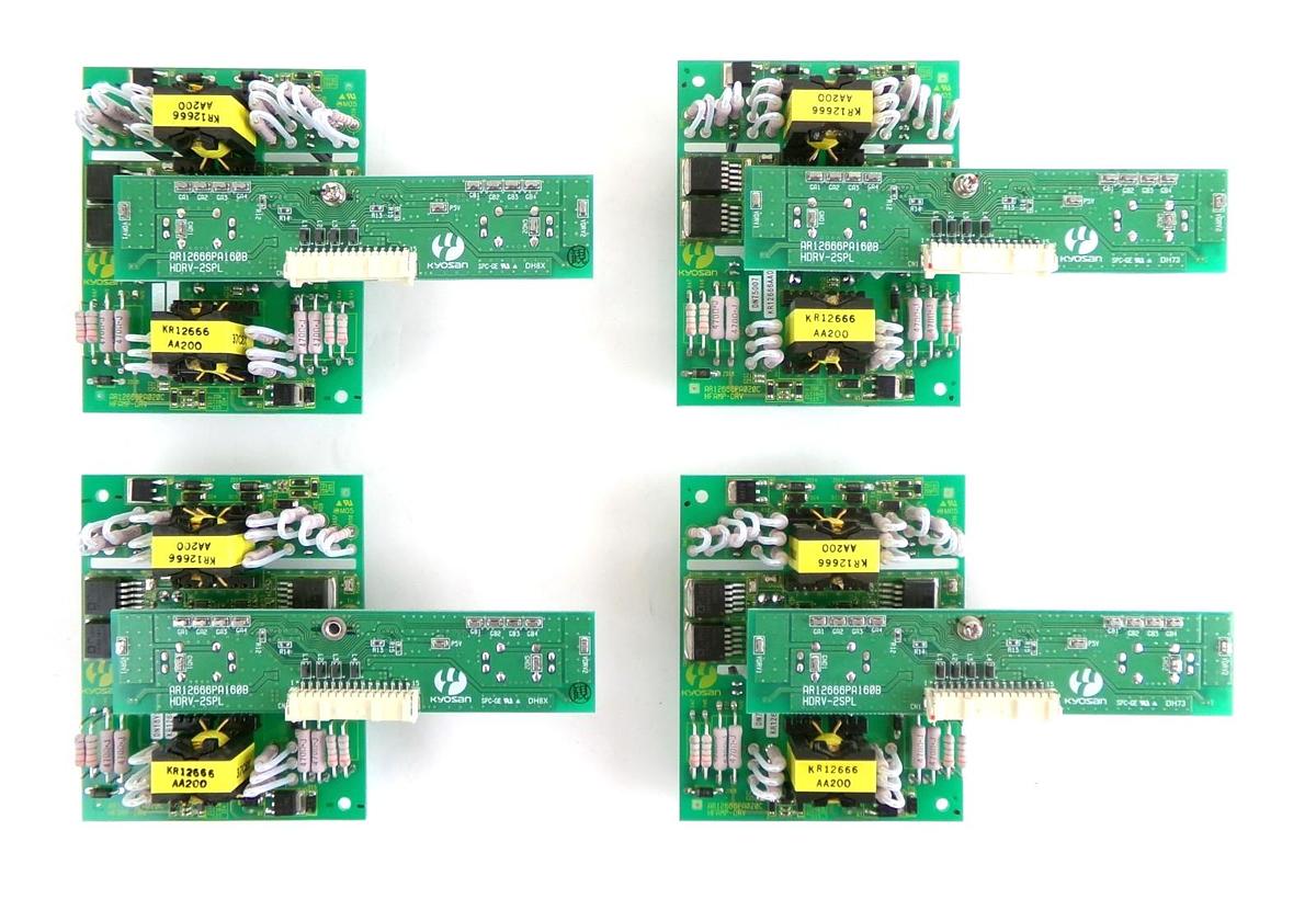 Used Kyosan Electric AR12666PA020C PCB HFAMP-DRV w/ AR12666PA160B HDRV-25PL Lot of 4